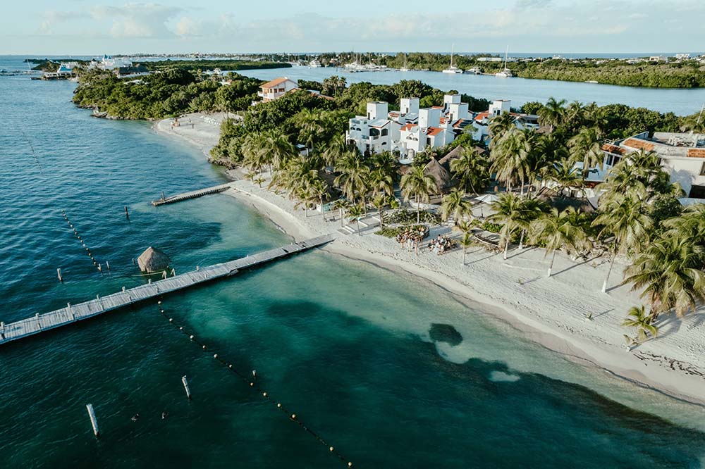 Boutique wedding venue on Isla Mujeres beachfront